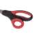 Ножницы BRAUBERG "Energy", 210 мм, прорезиненные ручки, красно-черные, 2-х сторонняя заточка, блисте