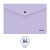Папка-конверт на кнопке Berlingo "Instinct", А4, 180мкм, лаванда