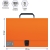 Папка-портфель 1 отделение Berlingo "Color Zone" А4, 330*230*35мм, 1000мкм, оранжевая