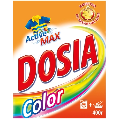 Стиральный порошок 400 г, Dosia "Automat. Color", для цветного белья