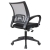 Кресло оператора Helmi HL-M95 (695) "Airy", спинка сетка серая/сиденье ткань TW черная, механизм кач