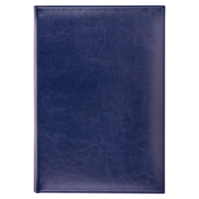 Ежедневник BRAUBERG недатированный, А5, 138х213 мм, "Imperial", под гладкую кожу, 160 л., темно-сини