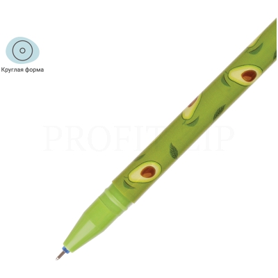 Ручка гелевая стираемая MESHU "Avocado" синяя, 0,5мм, MS_65985