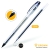 Ручка гелевая Crown "Hi-Jell Needle" черная, 0,5мм, игольчатый стержень