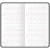 Еженедельник датированный 2024г., карманный, 64л., кожзам, OfficeSpace "Nebraska", бордовый