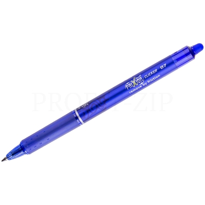 Ручка гелевая автоматическая стираемая Pilot "Frixion" синяя, 0,7мм, BLRT-FR-7-L