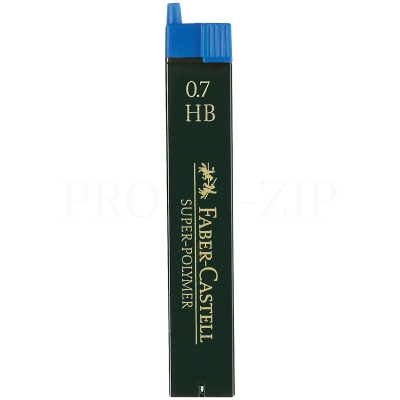 Грифели для механических карандашей Faber-Castell "Super-Polymer", 12шт., 0,7мм, HB 120700