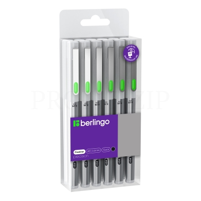 Ручка капиллярная Berlingo "Precision" черная, #01, 0,25мм, CK_50010
