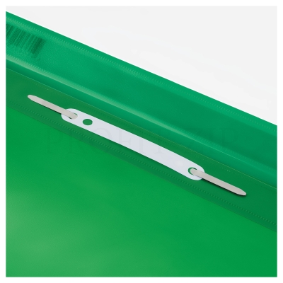Папка-скоросшиватель пластик. перф. СТАММ А4, 160мкм, зеленая