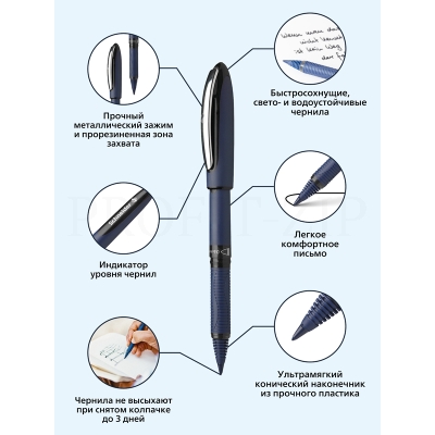 Ручка-роллер Schneider "One Business" черная, 0,8мм, одноразовая 183001
