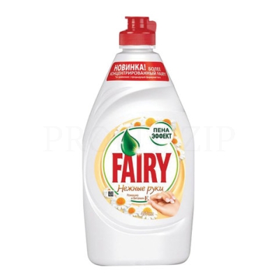 Средство для мытья посуды 450 мл, Fairy (Фейри) Нежные руки Ромашка и витамин Е