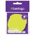 Самоклеящийся блок фигурный Berlingo "Лист", 70*70мм, 50л., зеленый неон, LSz_76044