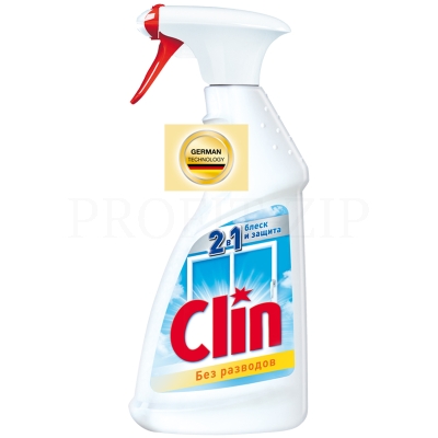 Средство для мытья стекол и зеркал 500 мл, CLIN (Клин) "Лимон"