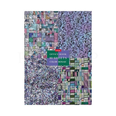 Бизнес-блокнот А4, 80л. Hatber "Color mosaic", 80ББ4В1_22023