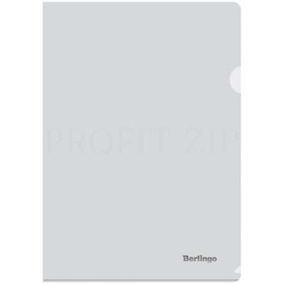 Папка-уголок Berlingo А4, 180мкм, прозрачная бесцветная