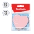 Самоклеящийся блок фигурный Berlingo "Сердце", 70*70мм, 50л., малиновый неон, LSz_76033