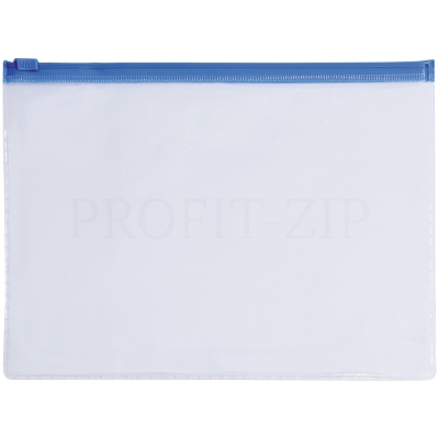 Папка-конверт на молнии Erich Krause, B6, 140мкм, "PVC Zip Pocket", прозрачная, ассорти