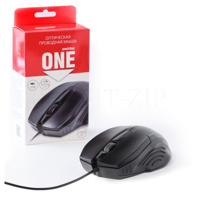Мышь проводная Smartbuy ONE 210-K черный