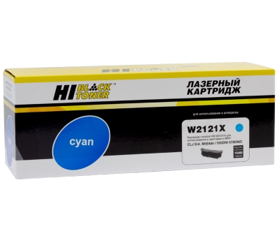Картридж HP (HB-W2121X) CLJ Enterprise M554dn/555DN/555x/578f/578DN, Cyan, 10K, без чипа Hi-Black