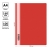 Папка-скоросшиватель пластик. OfficeSpace, А4, 160мкм, красная с прозр. верхом