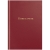 Книга учета OfficeSpace, А4, 96л., клетка, 200*290мм, бумвинил, цвет красный, 275752