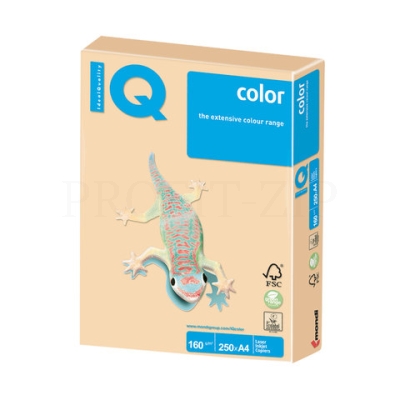 Бумага IQ "Color trend" А4, 160г/м2, 250л. (золотистый)