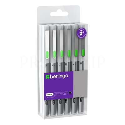 Ручка капиллярная Berlingo "Precision" черная, #04, 0,4мм, CK_50040