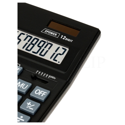 Калькулятор настольный Eleven Business Line CDB1201-BK, 12 разрядов, двойное питание, 155*205*35мм, 