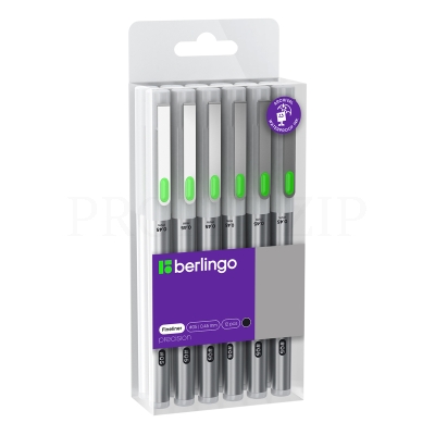 Ручка капиллярная Berlingo "Precision" черная, #05, 0,45мм, CK_50050