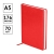 Ежедневник датированный 2024г., А5, 176л., кожзам, OfficeSpace "Nebraska", красный