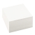 Блок для записи на склейке OfficeSpace 9*9*4,5см, белый, белизна 70-80%