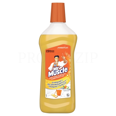 Средство для мытья полов 500 мл, Mr.Muscle Цитрусовый Коктейль
