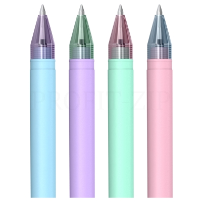 Ручка гелевая стираемая Berlingo "Haze" синяя, 0,5мм, прорезин. корпус, CGp_50214