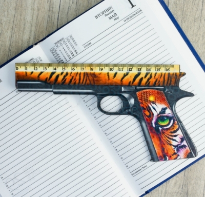 Линейка - пистолет "Тигр" 17 см 4309122