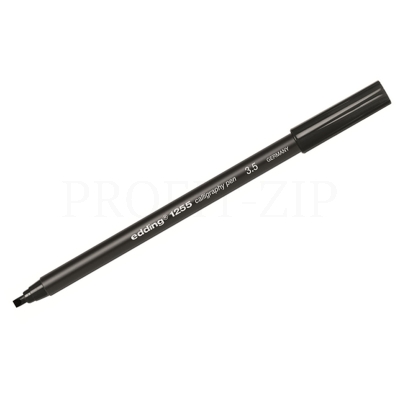 Фломастер для каллиграфии Edding "E-1255 calligraphy pen" черный (001), 3,5мм
