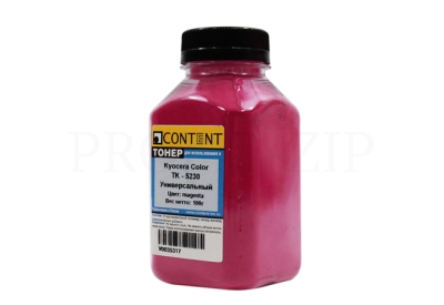 тонер kyocera color tk-5230, m, 100 г, content