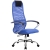 Кресло руководителя Метта SU-BK-8 CH, ткань-сетка синяя №23, спинка-сетка, топ-ган (101/003, 131/003