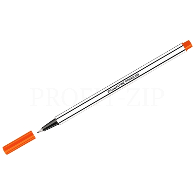 Ручка капиллярная Luxor "Fine Writer 045" оранжевая, 0,8мм, 7125