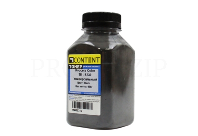 тонер kyocera color tk-5230, bk, 100 г, content
