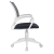 Кресло оператора Helmi HL-M95 R (W695) "Airy", спинка сетка серая/сиденье ткань TW серая, пиастра, п
