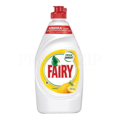 Средство для мытья посуды 450 мл, Fairy (Фейри) "Сочный лимон"