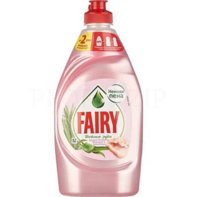 Средство для мытья посуды 450 мл, Fairy (Фейри) Нежные Ручки Розовый Жасмин и Алоэ Вера
